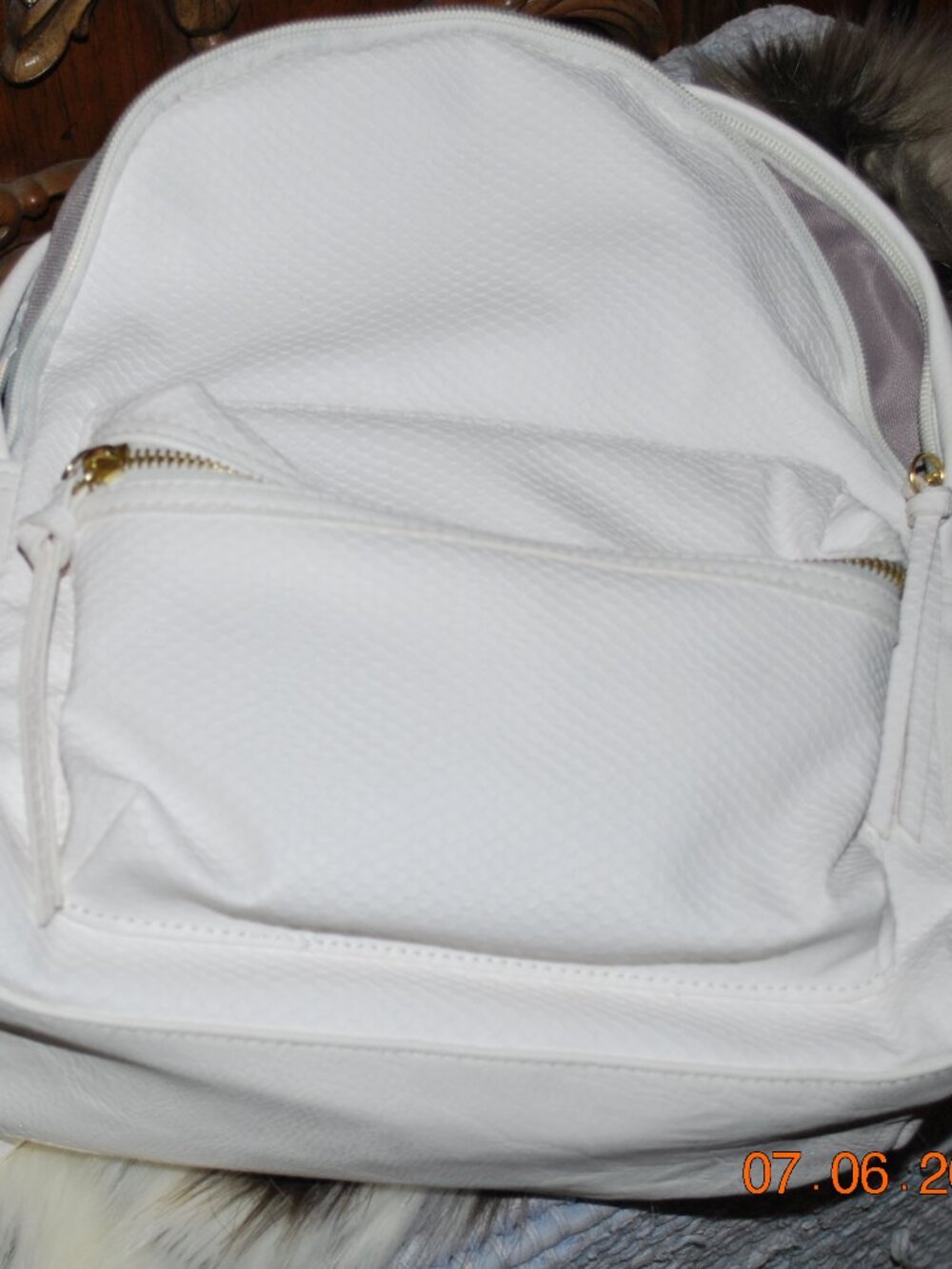 Mossimo White Backpack